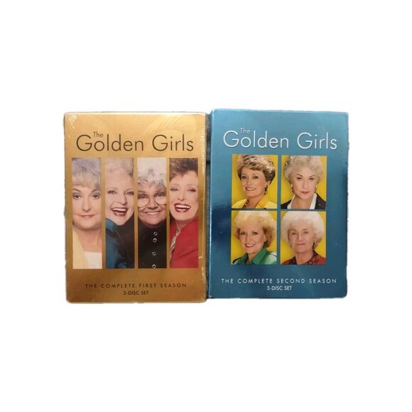The Golden Girls - Seasons 1 & 2, 3 Disc Set 1st Season Sealed & 2nd Season Open - Picture 1 of 2